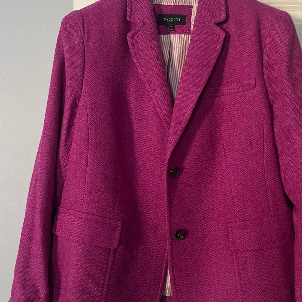 Talbots Fuchsia Blazer